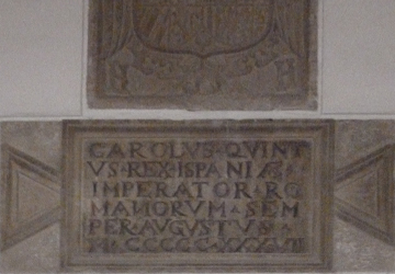 Charles V Inscription