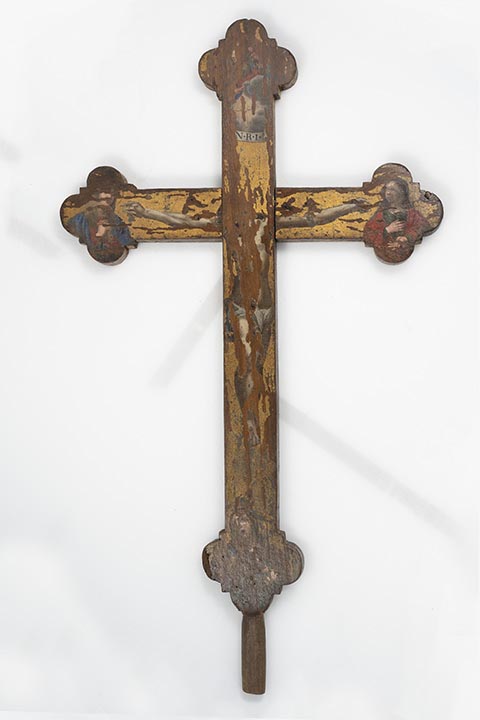Croce lignea dipinta