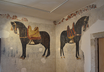 Frescoes with horses