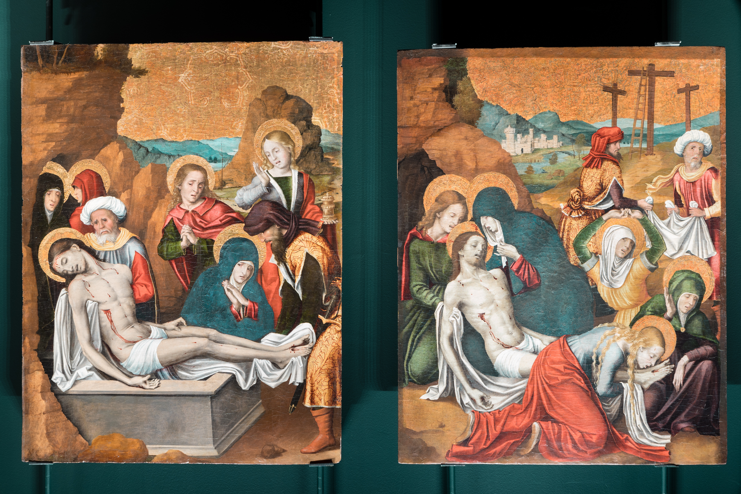 Scomparti del Retablo della Madonna dei Sette Dolori